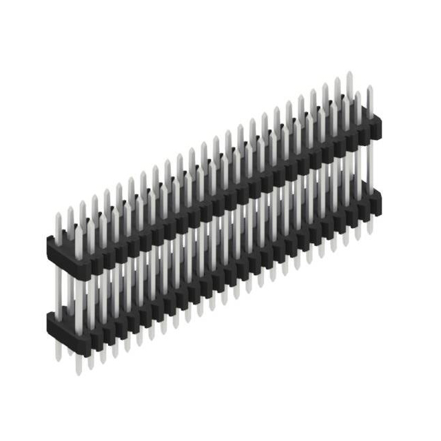 TWO ROWS,  0.4 MM; PITCH 1.