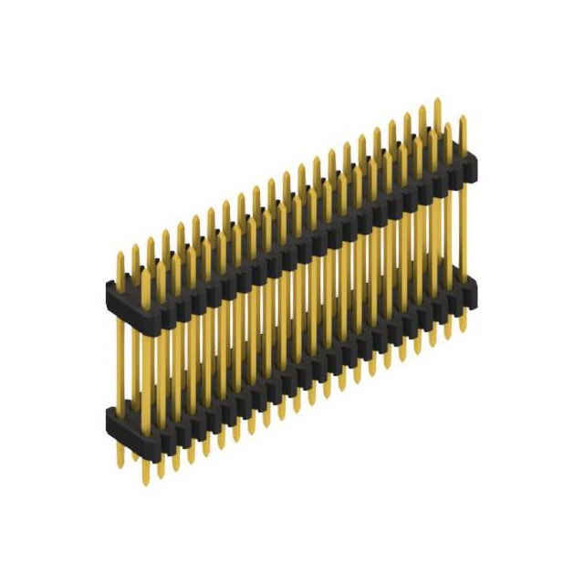 TWO ROWS,  0.4 MM; PITCH 1.