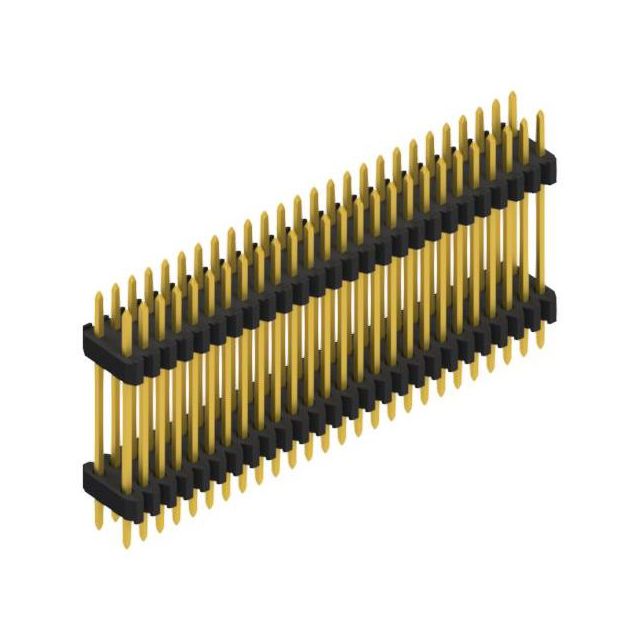 TWO ROWS,  0.4 MM; PITCH 1.
