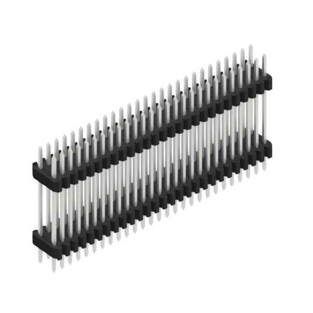 TWO ROWS,  0.4 MM; PITCH 1.