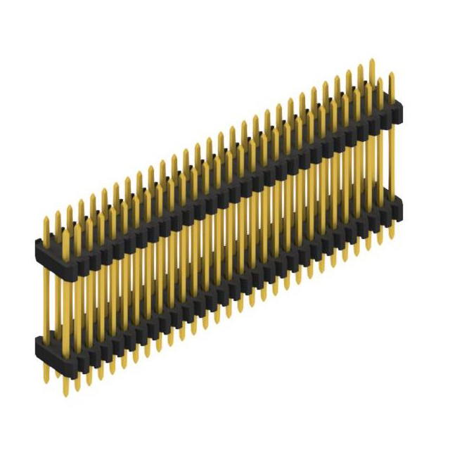TWO ROWS,  0.4 MM; PITCH 1.