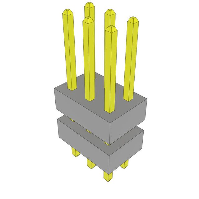 CONN BRD STACK 2.00 6POS