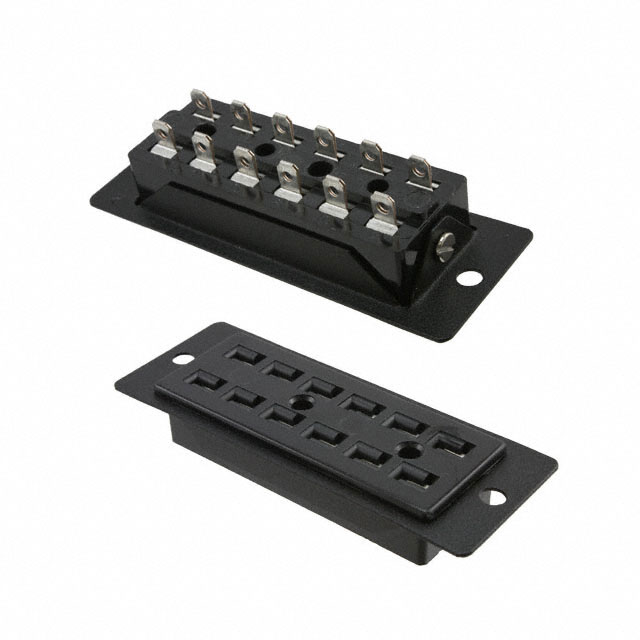 CONN SOCKET 12POS SOLDER TIN