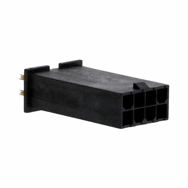 CONN PLUG 8POS SOLDER GOLD