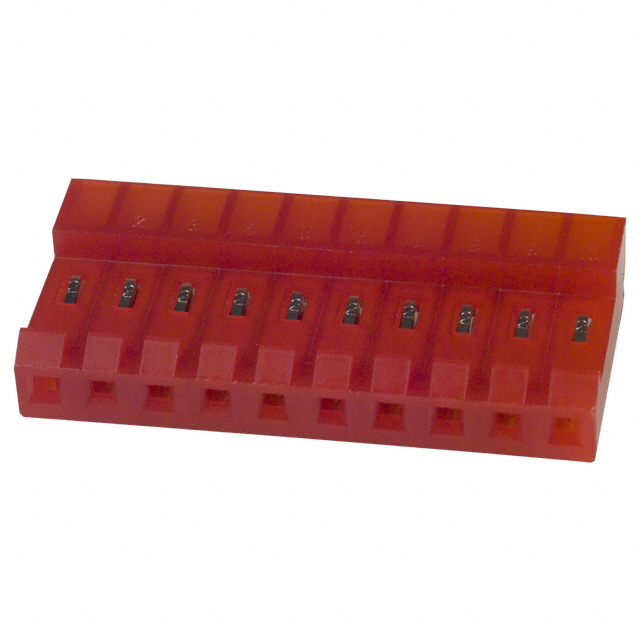 CONN RCPT 10P IDC 22AWG TIN-LEAD