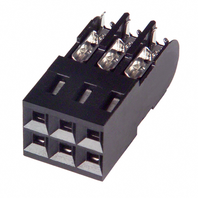CONN RCPT 6POS IDC 26-30AWG GOLD