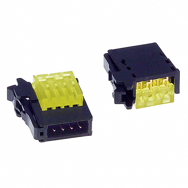 CONN PLUG 4POS IDC GOLD