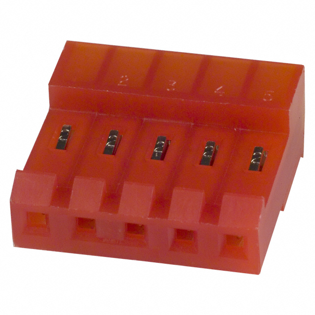 CONN RCPT 5POS IDC 22AWG TIN