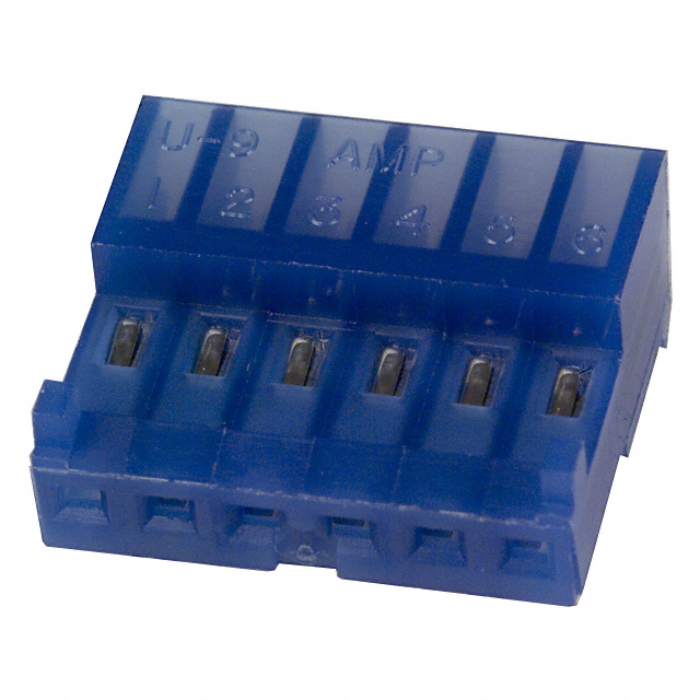 CONN RCPT 6P IDC 26AWG TIN-LEAD