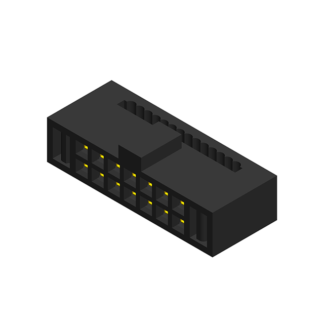 CONN SOCKET 14POS IDC GOLD