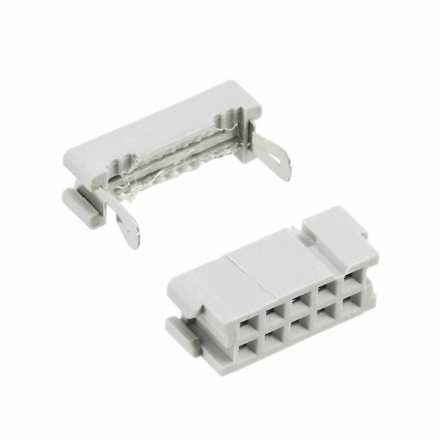 CONN RCPT 10P IDC 26-28AWG GOLD