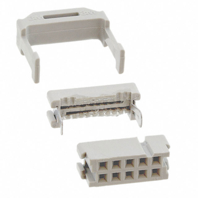 CONN RCPT 10P IDC 26-28AWG GOLD