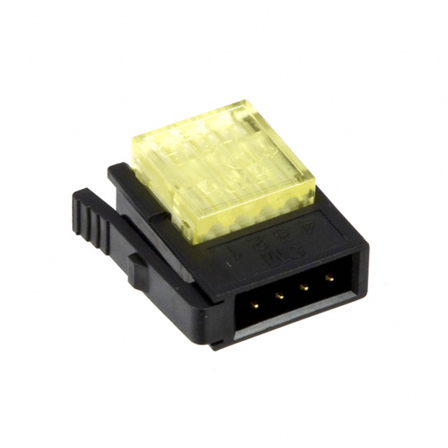 CONN PLUG 4POS IDC 24-26AWG GOLD