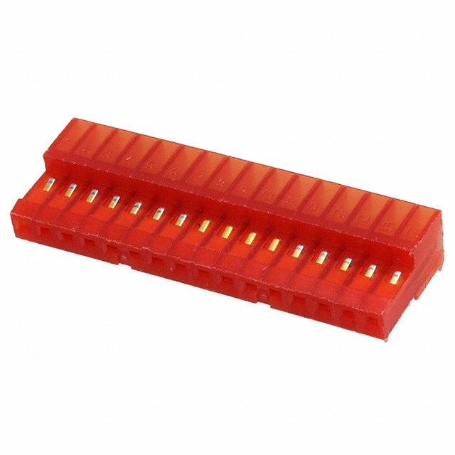 CONN RCPT 16POS IDC 22AWG GOLD
