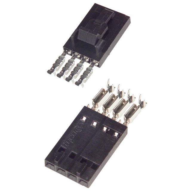 CONN RCPT 4POS IDC 22-26AWG GOLD