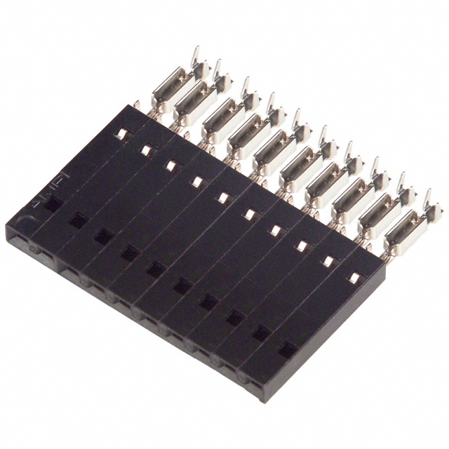CONN RCPT 10P IDC 22-26AWG GOLD