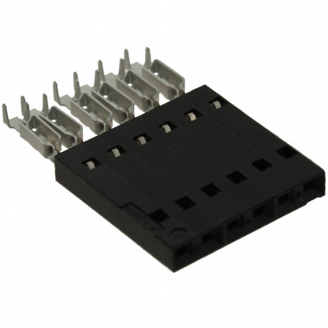 CONN RCPT 6POS IDC 22-26AWG GOLD