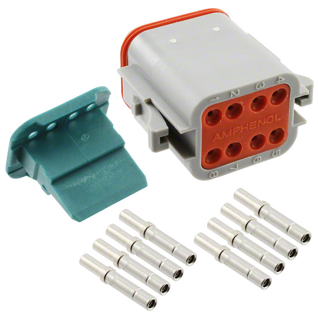 CONN PLUG 8POS CRIMP 16-18AWG