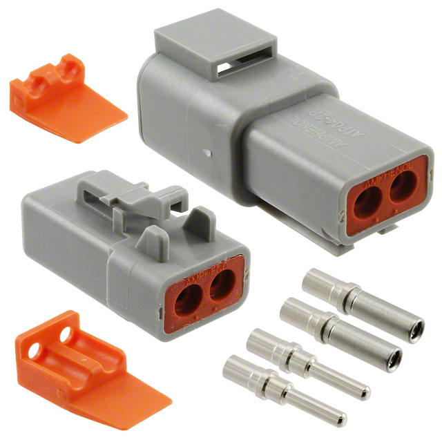 CONN PLUG&RCPT 2P CRIMP 12-14AWG