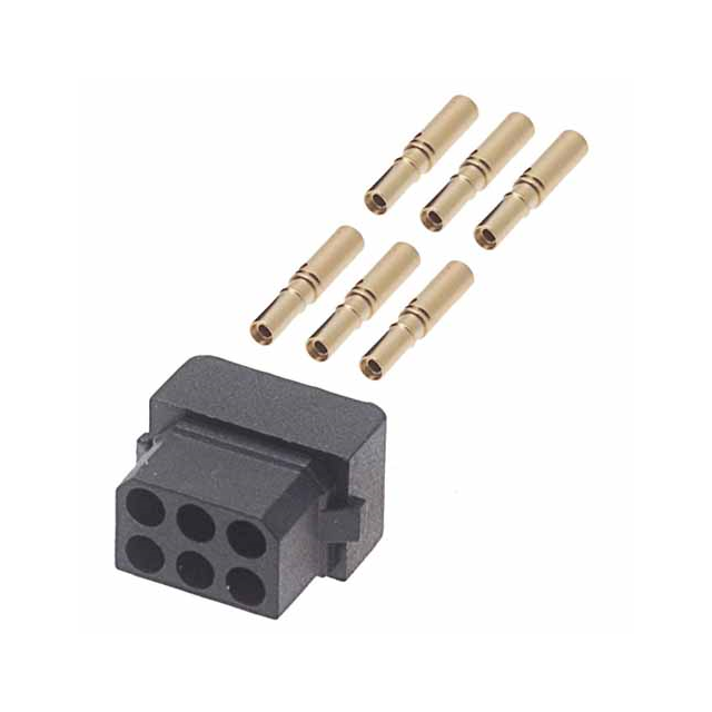 03+03 POS. FEMALE DIL 24-28AWG C