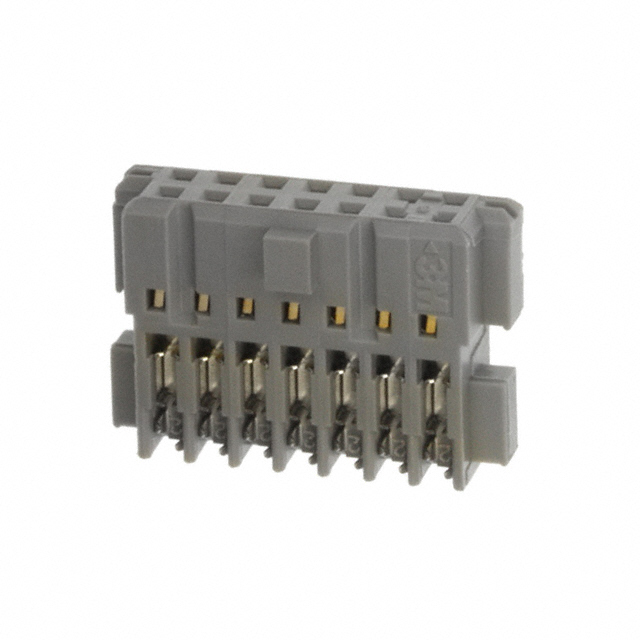 CONN RCPT 14P IDC 22-24AWG GOLD