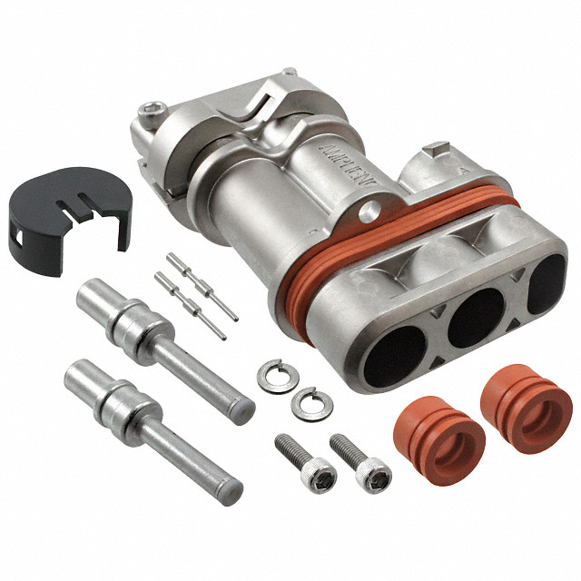 CONN PLUG 5POS CRIMP NICKEL
