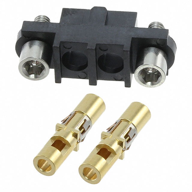 CONN RCPT 2POS SLDR 16AWG GOLD