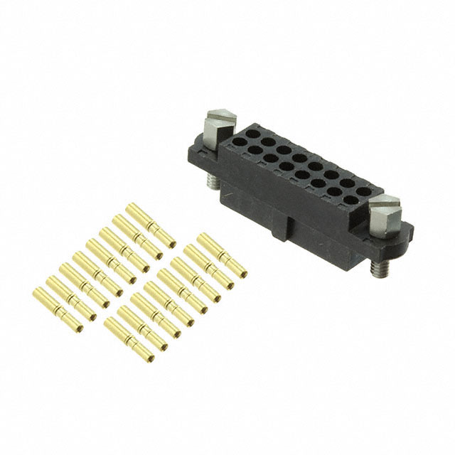 CONN RCPT 16POS CRIMP 24-28AWG