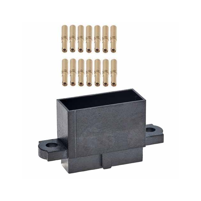 CONN RCPT 6P CRIMP 24-28AWG GOLD