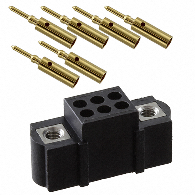 CONN HEADER 6P CRIMP 22AWG GOLD