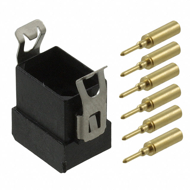 CONN HEADER 6P CRIMP 22AWG GOLD