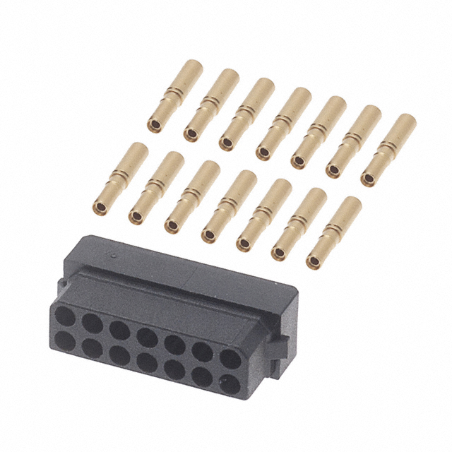 CONN RCPT 14POS CRIMP 24-28AWG