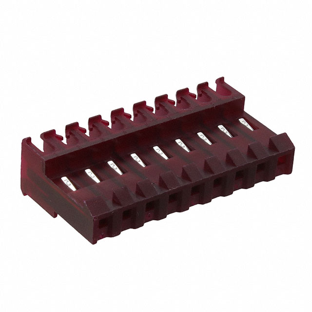 WIRE HOUSING IDC, .156", 22AWG,