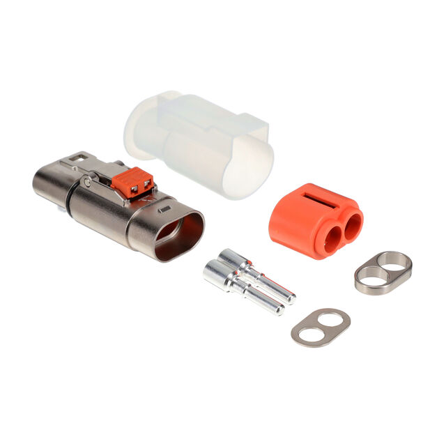 4,0MM POWERLOK 2 WAY PLUG STRAIG