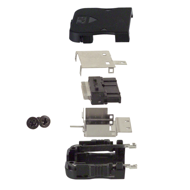 CONN PLUG 24POS SOLDER GOLD