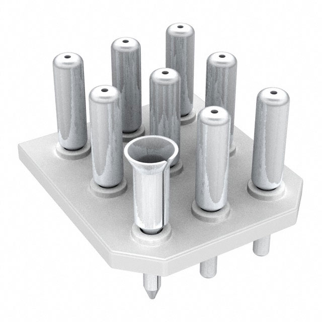 CONN HEADER VERT 9POS 5.03MM
