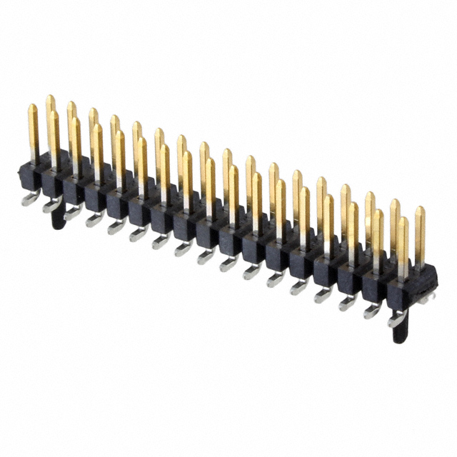CONN HEADER SMD 34POS 2.54MM