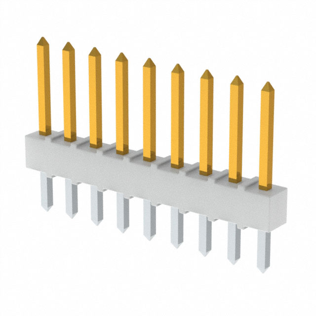 CONN HEADER VERT 9POS 2.54MM