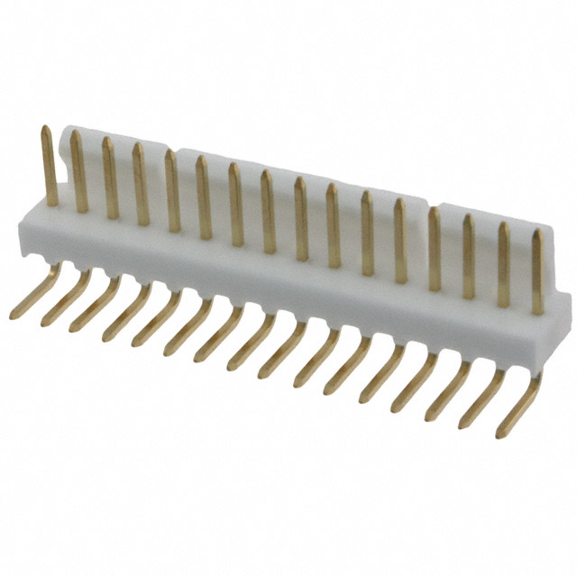 CONN HEADER R/A 16POS 2.54MM