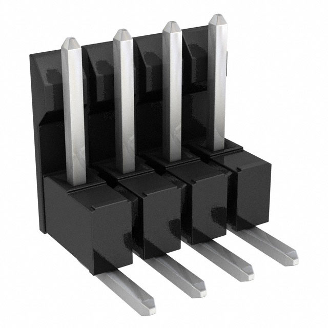 CONN HEADER R/A 4POS 2.54MM