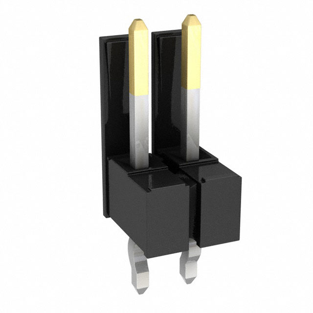 CONN HEADER VERT 2POS 2.54MM