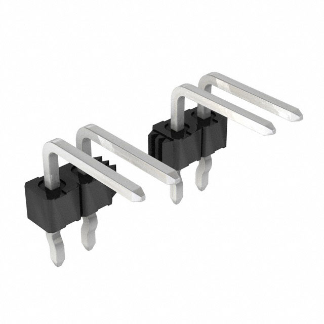 CONN HEADER R/A 8POS 2.54MM