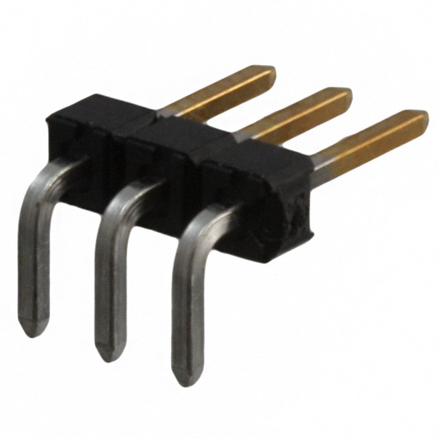 CONN HEADER R/A 3POS 2.54MM