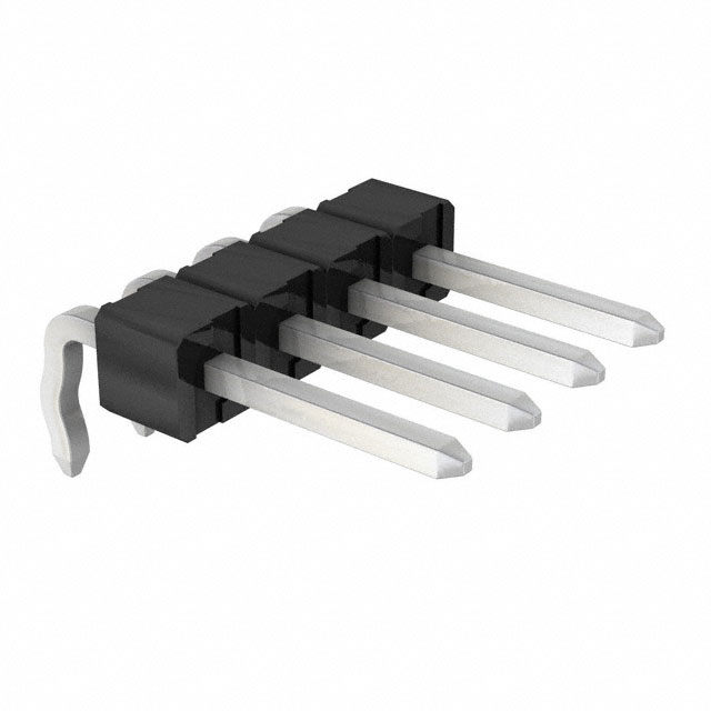 CONN HEADER R/A 4POS 2.54MM