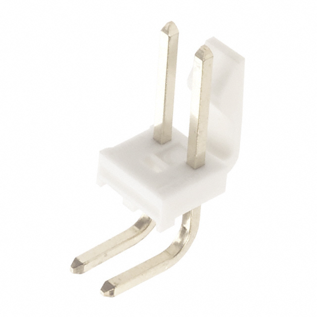 CONN HEADER R/A 2POS 3.96MM