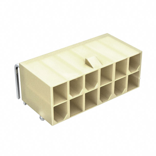 CONN HEADER R/A 12POS 4.2MM