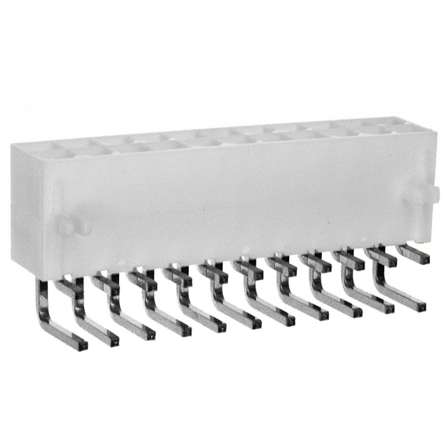 CONN HEADER R/A 22POS 4.2MM
