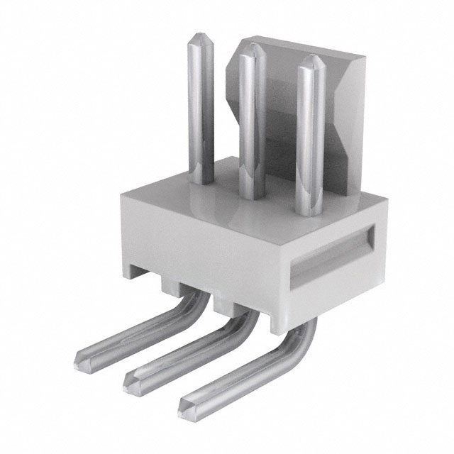 CONN HEADER R/A 3POS 2.54MM