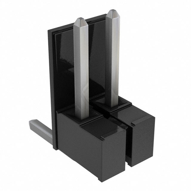CONN HEADER R/A 2POS 2.54MM