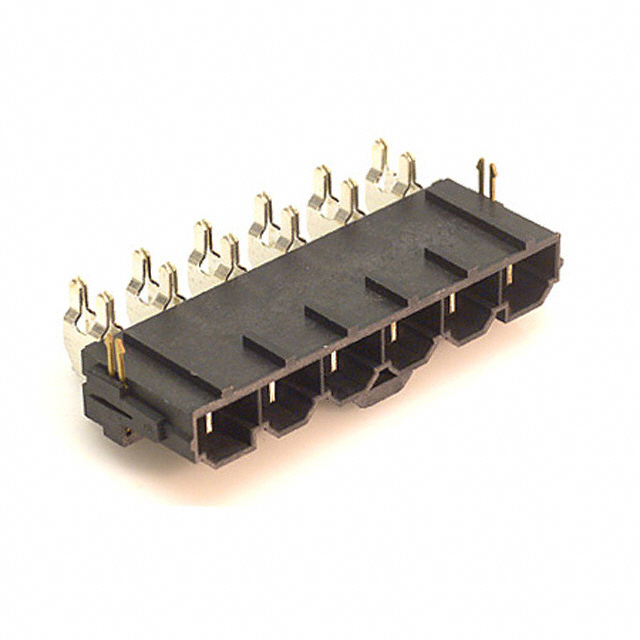 CONN HEADER R/A 6POS 10MM